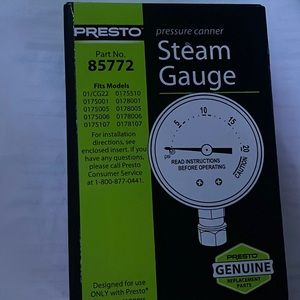 PRESTO steam gauge P#85772